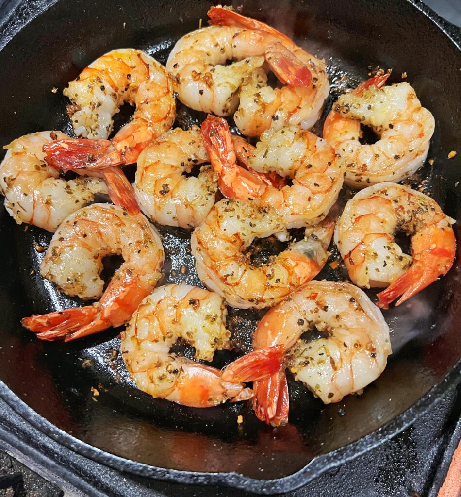 Shrimp on the grill 