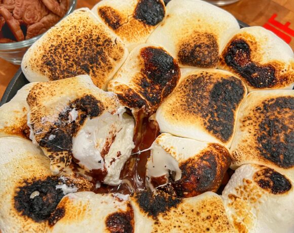 Finished s'mores dip
