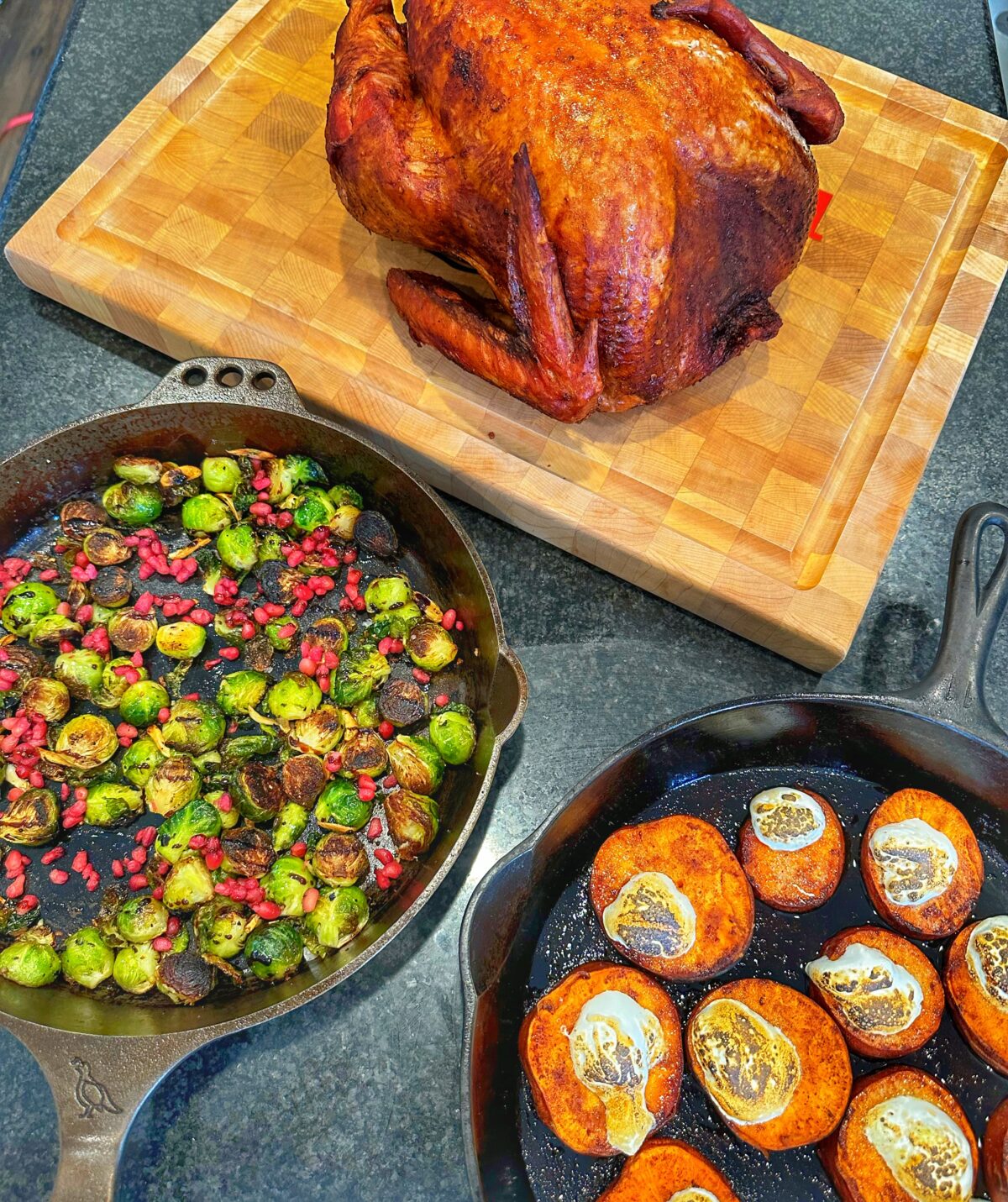 Turkey and sides