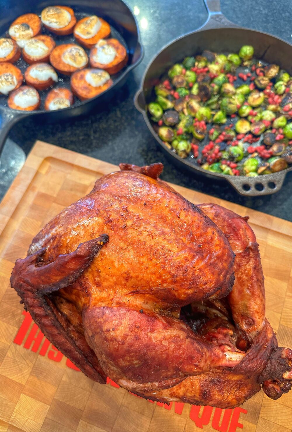 Turkey and sides finished